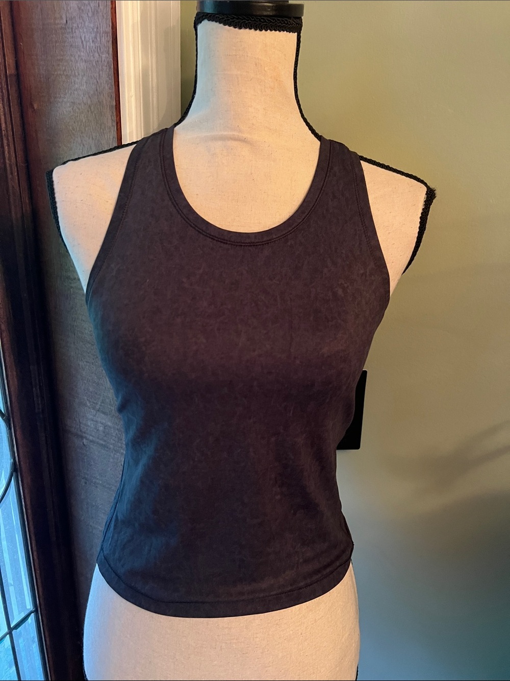 90 degree by Reflex Black Racerback Tank Top - Slim Fit